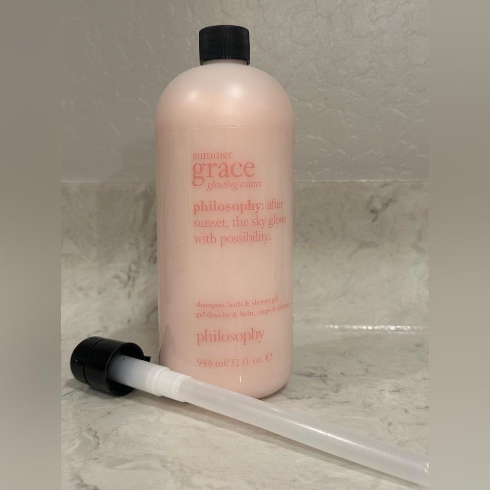 New Philosophy Summer Grace Glowing Sunset Shower Gel - 32 ounce